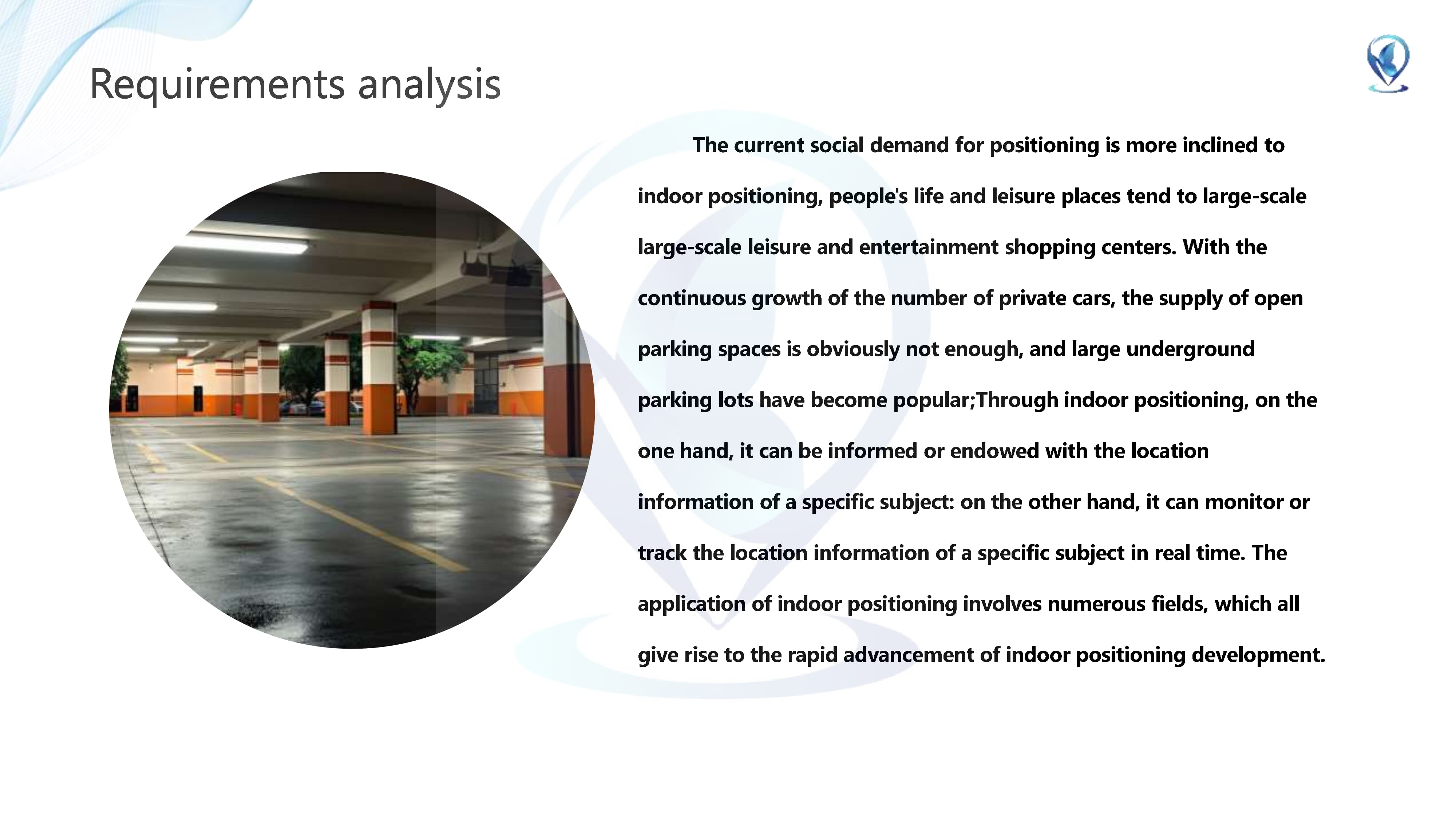 Parking lot positioning system solutions