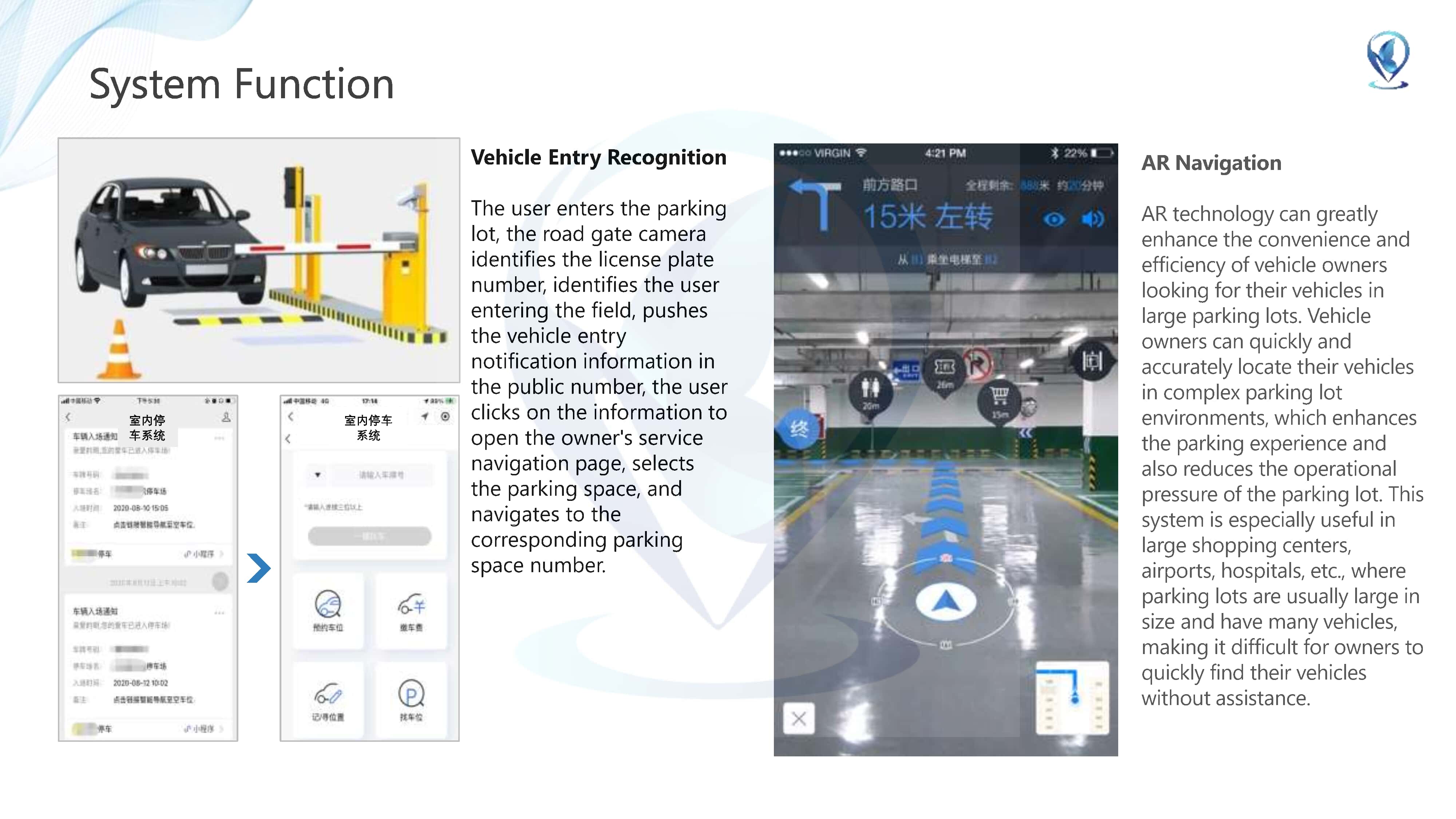 Parking lot positioning system solutions